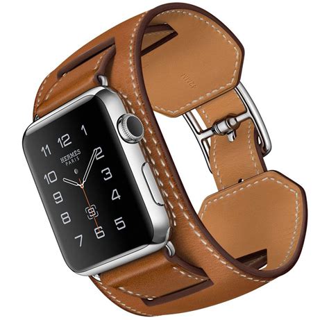 hermes barenia 42mm apple watch cuff fauve|New Apple Watch Hermès bands: What you need to .